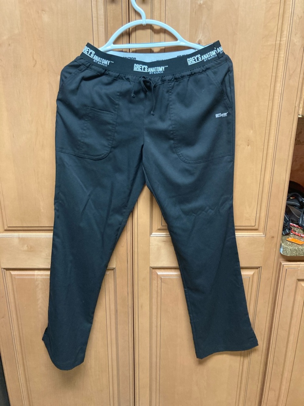 Grey's Anatomy Black Men's Jogger-Style Scrub Pants